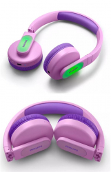 �������� On-ear Philips TAK4206 BT 5.0, SBC, RGB, Wireless, Mic, ������� TAK4206PK/00
